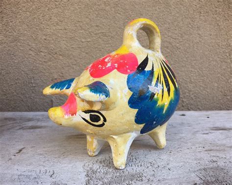 mexican ceramic coin banks|vintage mexican piggy bank.